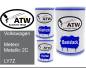 Preview: Volkswagen, Meteor Metallic 2C, LY7Z: 500ml Lackdose + 500ml Klarlack + 250ml Härter - Set, von ATW Autoteile West.